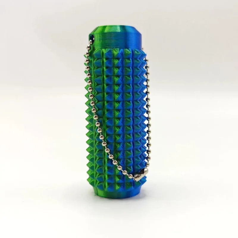 "Tactile Sensory Keychain | Bpa-Free Fidget Anxiety Relief Toy with Spiky Grip, Portable Office Desk Stress Relief Tool "