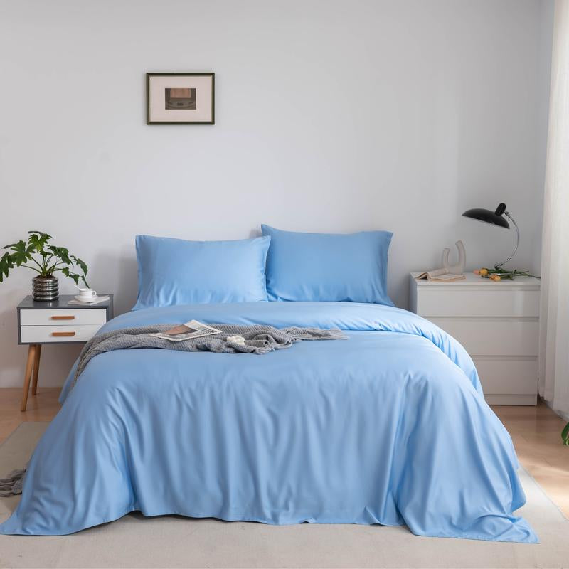 Sweet Zzz Bamboo Viscose Sheets - Organically Grown Bamboo Viscose Bed Sheet Set – Durable, Soft, Cooling Sheets – 15-Inch Deep Pockets - No Blend Bamboo Sheet Set