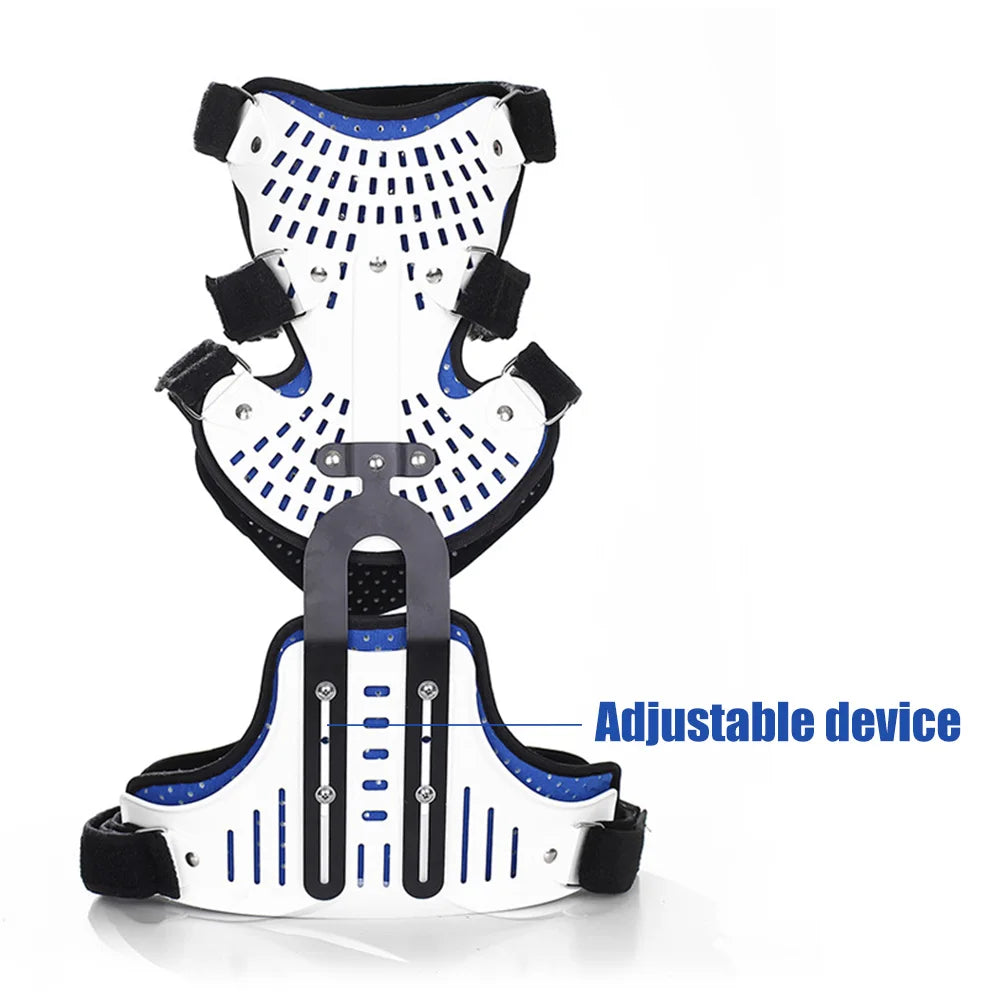 Medical Cervical Thoracic Orthosis Head Neck Chest Fixed Brace Traction Support Brace Spine Stretching Adjuatable Corrector