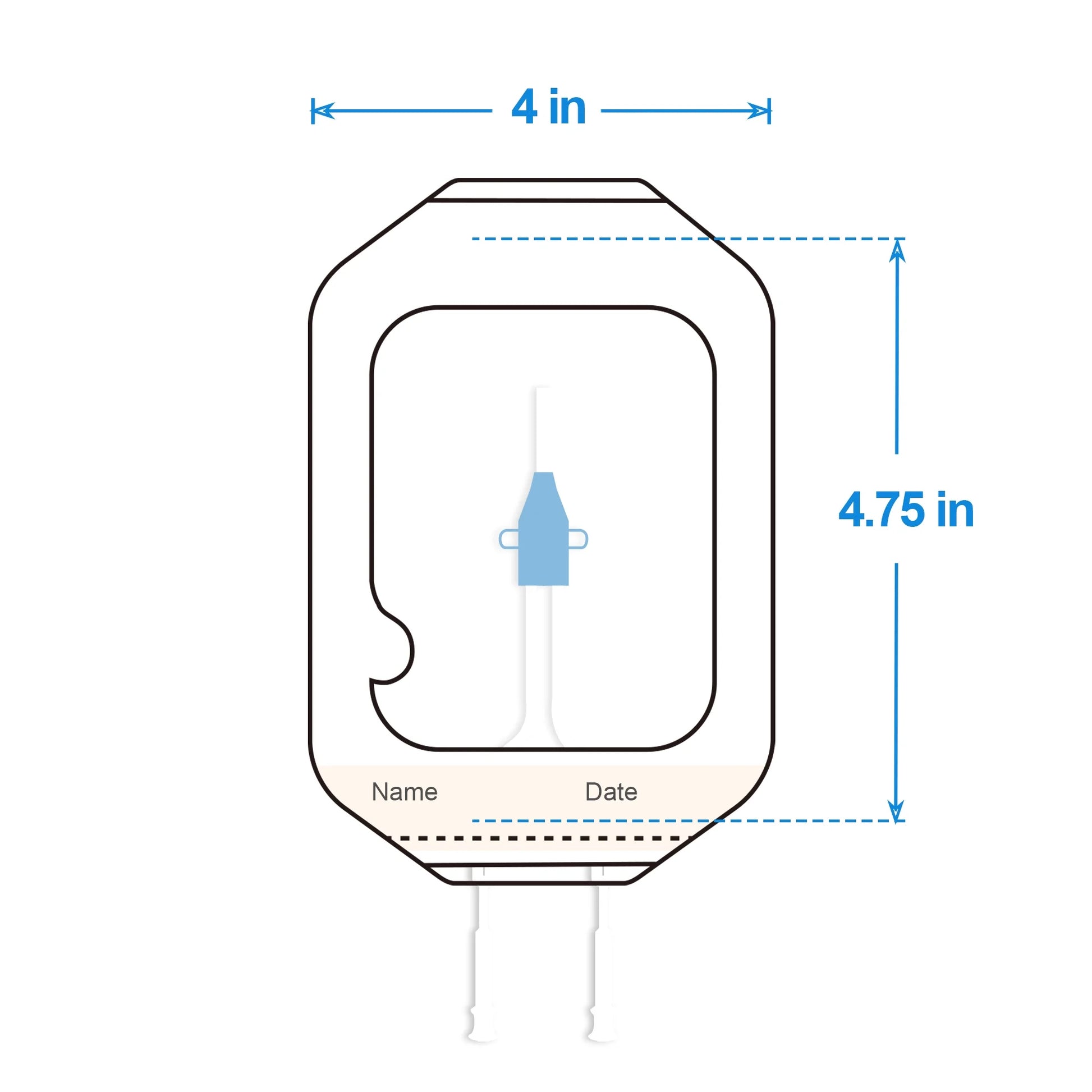 Transparent Film Dressing, 4X4 3/4 In, 48 Count, Waterproof Adhesive Wound Bandage Tape