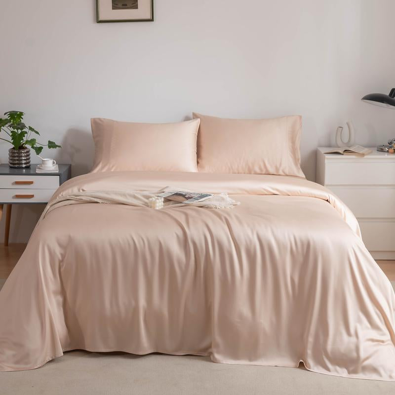 Sweet Zzz Bamboo Viscose Sheets - Organically Grown Bamboo Viscose Bed Sheet Set – Durable, Soft, Cooling Sheets – 15-Inch Deep Pockets - No Blend Bamboo Sheet Set