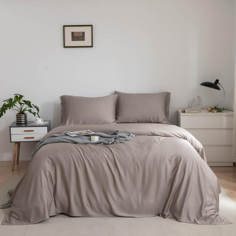 Sweet Zzz Bamboo Viscose Sheets - Organically Grown Bamboo Viscose Bed Sheet Set – Durable, Soft, Cooling Sheets – 15-Inch Deep Pockets - No Blend Bamboo Sheet Set