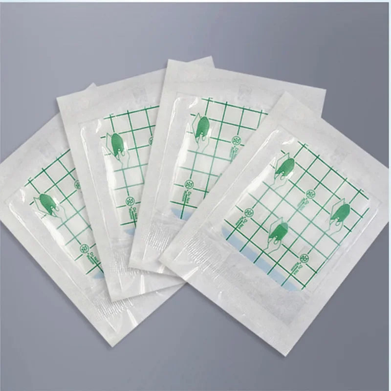 10 Pcs/Lot Transparent Tape Adhesive Plaster Waterproof Wound Hemostasis Sticker Band First Aid Bandage Emergency Kit