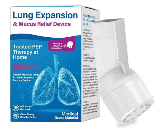 Breathing Lung Expander, Mucus Removal Device, Hand-Held Breathing Trainers