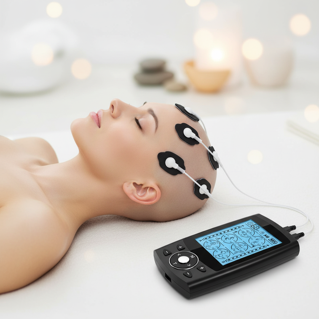 Rechargeable Dual Channel EMS Back Massager - 36 Modes Portable TENS Unit with 10 Replacement Pads for Ultimate Muscle Relief