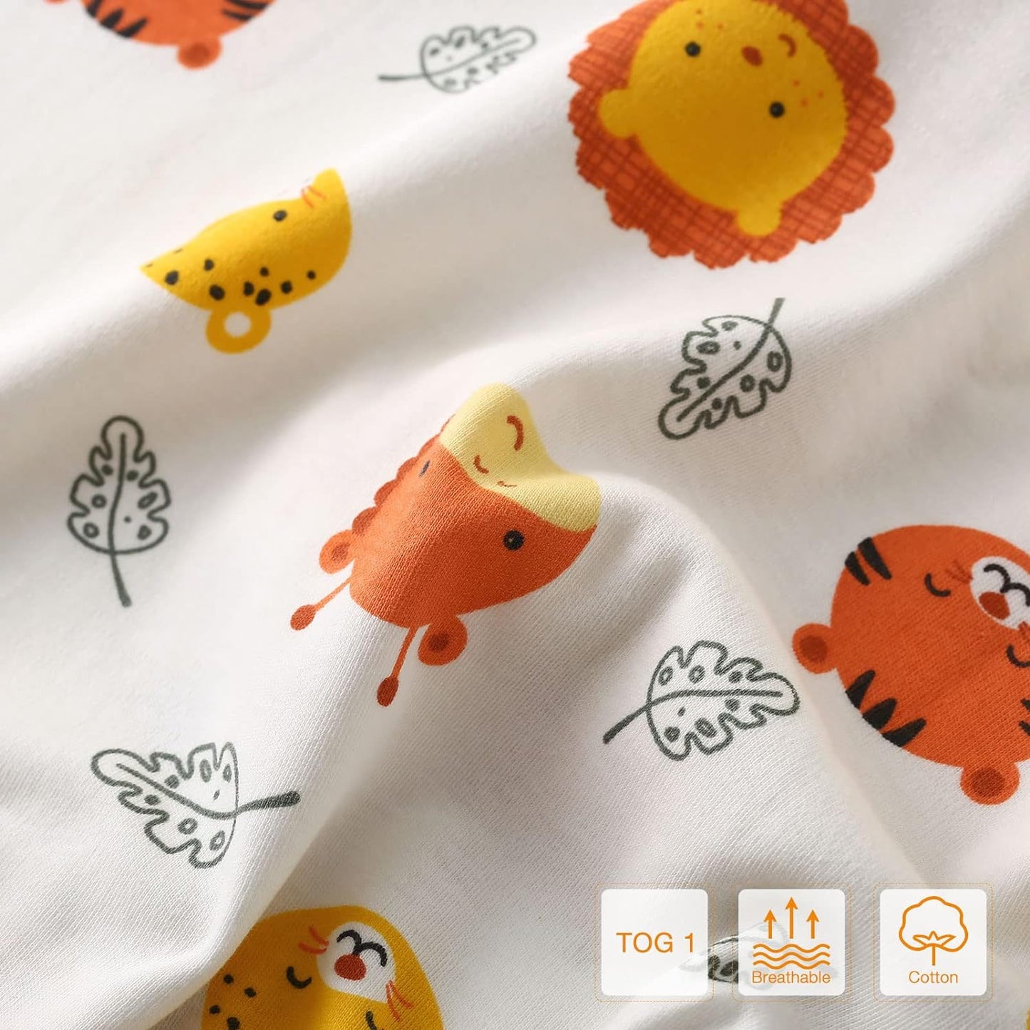2 Pack Baby Sleep Sack, Unisex Sleeveless Cotton Baby Wearable Blanket with 2 Way Zipper, All Season Soft Baby Sleep Bag Suit for Baby Toddler