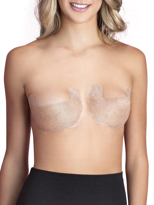 Women'S Disposable Adhesive Backless Strapless Body Bra Nude