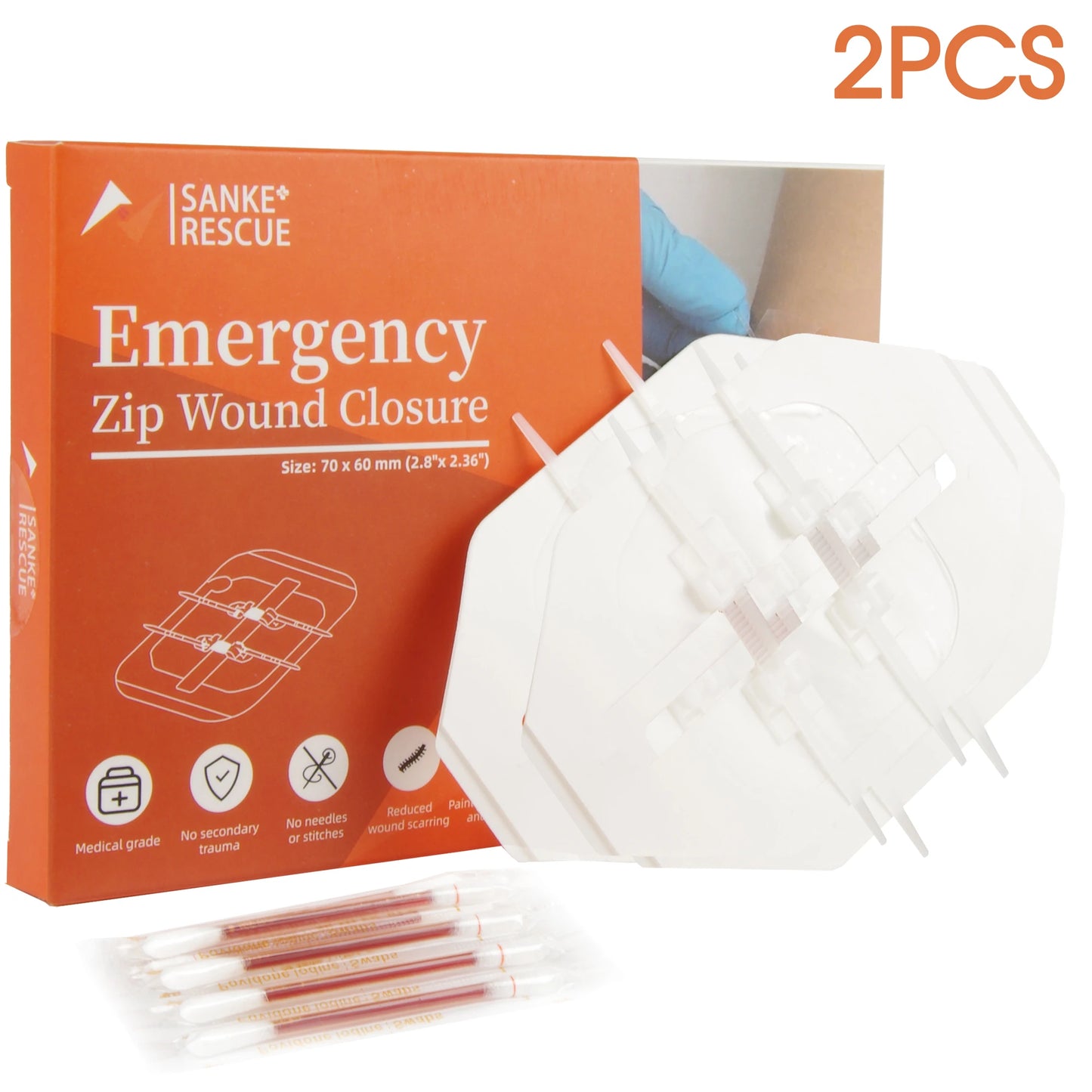 Zipper Band-Aid Painless Wound Closure Device Suture-Free Wound Dressing Patches Zip Suture Reducer Band Aid