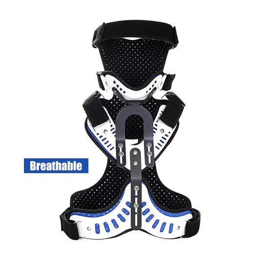 Medical Cervical Thoracic Orthosis Head Neck Chest Fixed Brace Traction Support Brace Spine Stretching Adjuatable Corrector