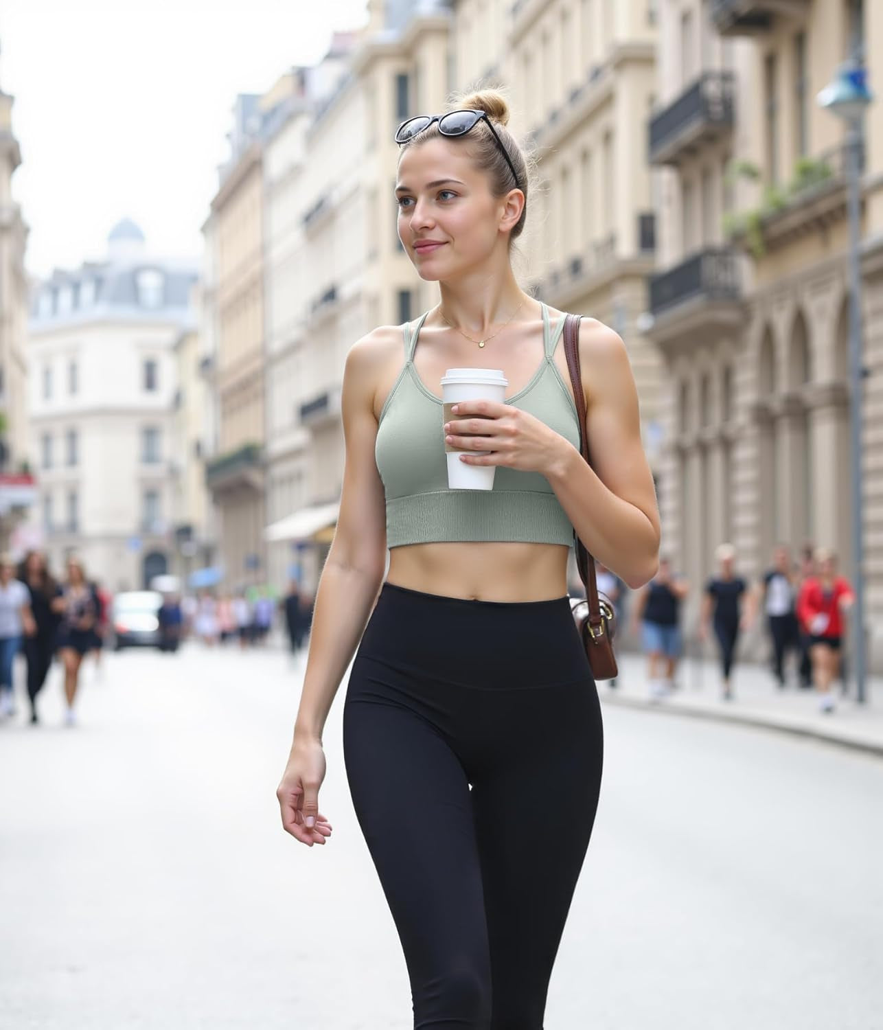 3 Pack Strappy Sports Bra for Women Sexy Crisscross for Yoga Running Athletic Gym Workout Fitness Tank Tops